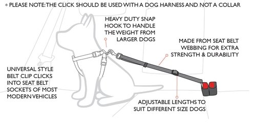 EzyDog sikkerhedssele til bilen Chest Plate Harness